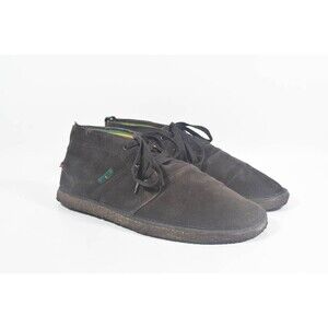 One Love Bob Marley Rasta Brown Suede Leather Sneakers Chukka Shoes Sz 12